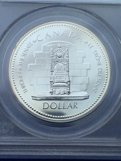 《竞宝斋》第424场 周日，周一，周二  3场连拍 （全场包邮） PCGS SP66 加拿大1977年女王银禧纪念 SP版本少见 有别于普制 少见