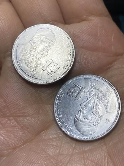 2025年第九十八场(总第一百二十四场）外国好品散币(免佣金) - 墨西哥🇲🇽2枚：1984年、1985年2元