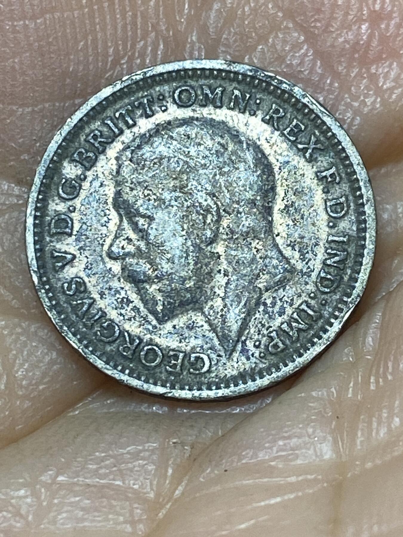 2025年第九十八场(总第一百二十四场）外国好品散币(免佣金) 英国🇬🇧1935年3便士银币(乔治五世第三版，500银)