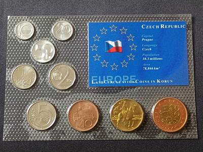 【游宝拍卖】国庆节专场-71期 好品组币 10.1集拍 - 捷克🇨🇿套币 邮寄运输过程可能脱胶