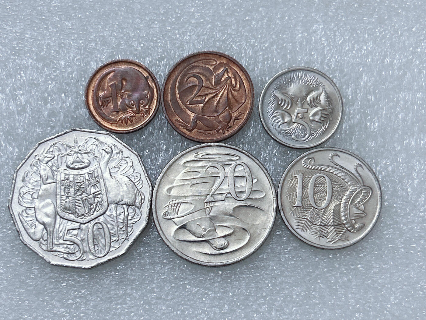 第一海外回流一元起拍收藏 散集专场  第252期 澳大利亚硬币 6枚