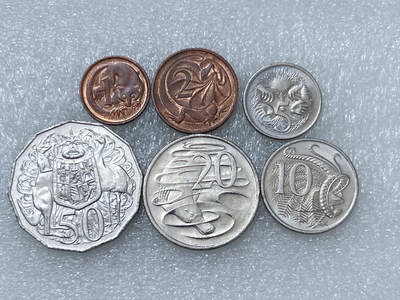 第一海外回流一元起拍收藏 散集专场  第252期 - 澳大利亚硬币 6枚