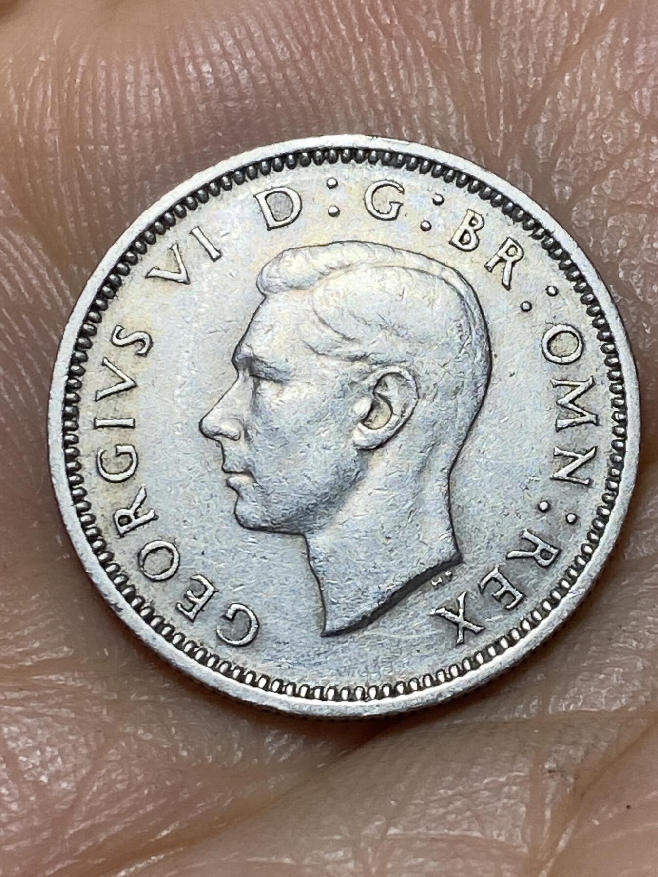 2025年第九十八场(总第一百二十四场）外国好品散币(免佣金) 英国🇬🇧1947年6便士(乔治六世第二版，首发年仅发行2年)