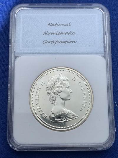 《竞宝斋》第424场 周日，周一，周二  3场连拍 （全场包邮） NNC SP70 加拿大1元精制银币 议会纪念 银价高涨 值得收藏