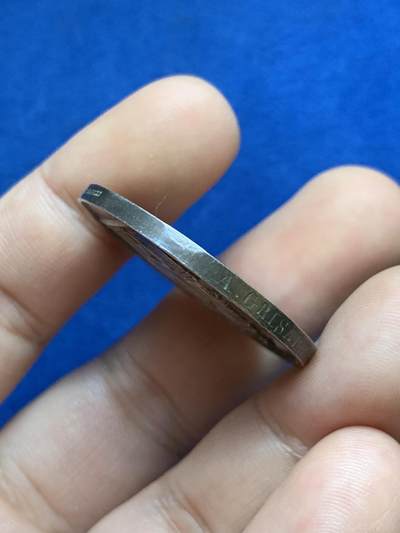 《竞宝斋》第424场 周日，周一，周二  3场连拍 （全场包邮） 法国婚礼银章 1859 手指银标 16.35克 33.3mm