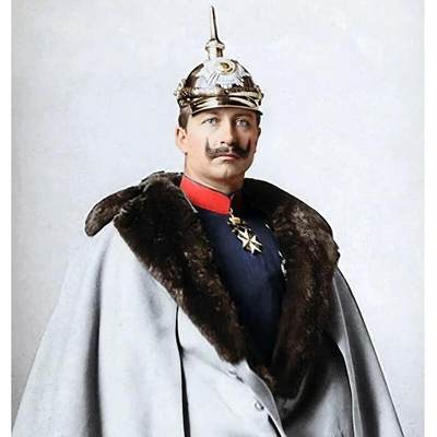 【旋风钱币】10月4日19:00准时开拍 精美欧洲币章 第三帝国货币等 全场包邮！ 德国1891年 威廉二世高浮雕精制大镀银章 40MM