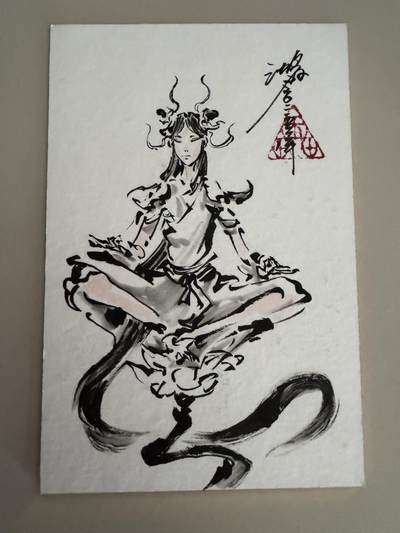 亡灵潮玩 蛇年第七场  10月8日20点截拍 - 【手绘】启读 沈鑫 手绘大卡