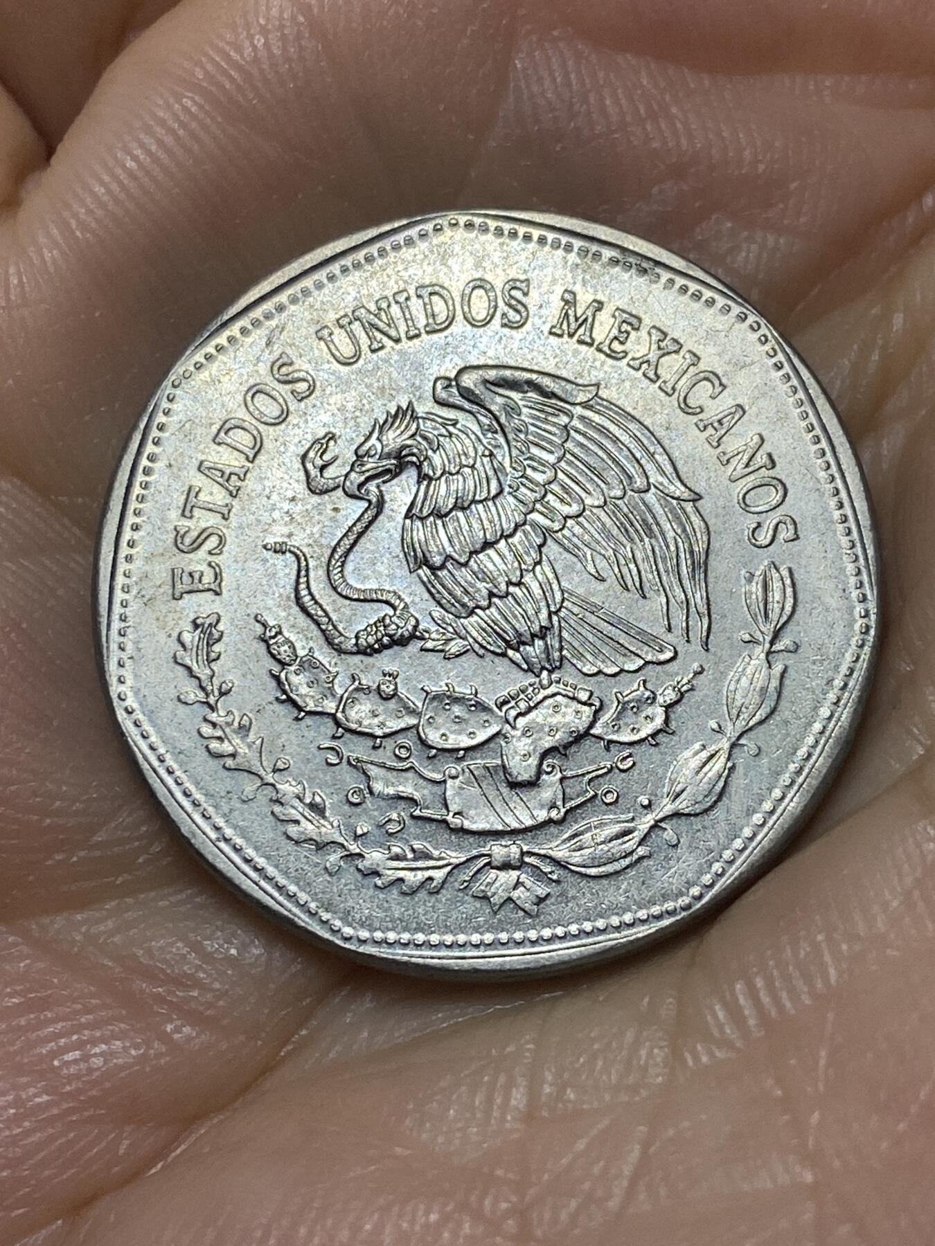 2025年第九十八场(总第一百二十四场）外国好品散币(免佣金) 墨西哥🇲🇽1980年5比索(玛雅文化题材首发年)