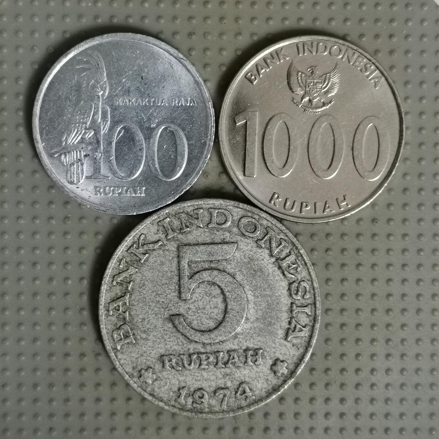 2025年第93场各国散币拍卖（总第93场）30号集中发一次货 印度尼西亚3枚