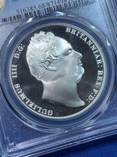 《竞宝斋》第424场 周日，周一，周二  3场连拍 （全场包邮） PCGS PR68CAM 英国威廉克朗型臆造版幻想银币