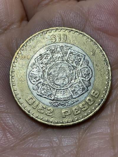 2025年第九十八场(总第一百二十四场）外国好品散币(免佣金) - 墨西哥🇲🇽1998年10比索