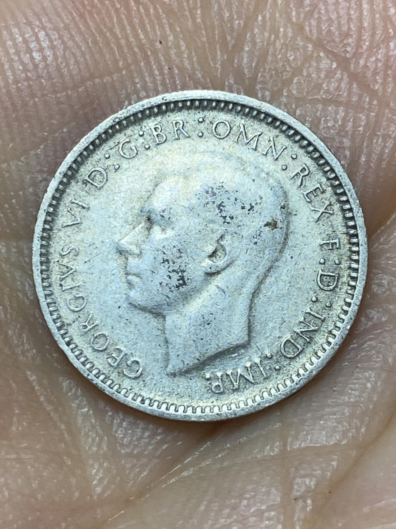 2025年第九十八场(总第一百二十四场）外国好品散币(免佣金) 澳大利亚🇦🇺1948年3便士银币(乔治六世第二版，关门年仅发行2年，500银)