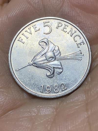 2025年第九十八场(总第一百二十四场）外国好品散币(免佣金) - 英属根西岛🇬🇬1982年5便士