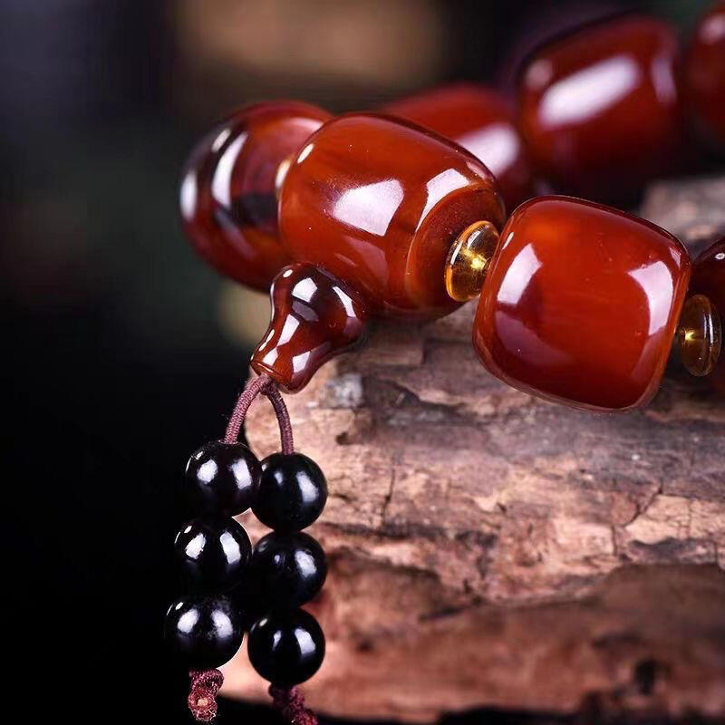 牦牛角佛珠手串