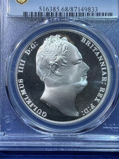 《竞宝斋》第424场 周日，周一，周二  3场连拍 （全场包邮） PCGS PR68CAM 英国威廉克朗型臆造版幻想银币