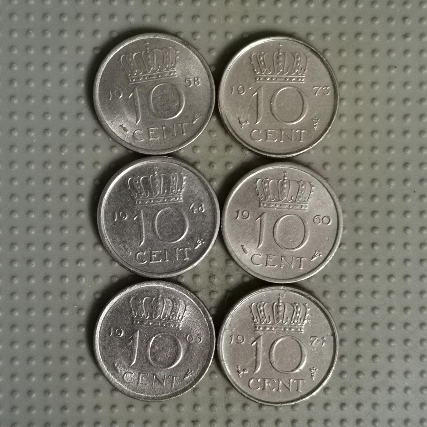 2025年第93场各国散币拍卖（总第93场）30号集中发一次货 荷兰10分6枚