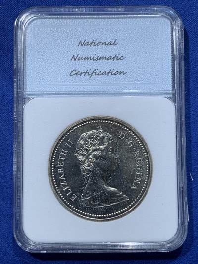 《竞宝斋》第424场 周日，周一，周二  3场连拍 （全场包邮） NNC SP70 加拿大1元精制银币 议会纪念 银价高涨 值得收藏