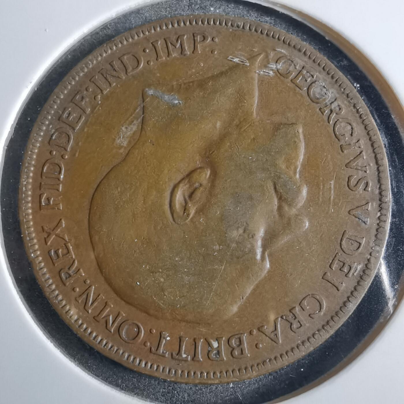 沼泽如烟--第857场 英国1922年1便士