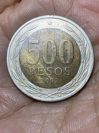 2025年第九十八场(总第一百二十四场）外国好品散币(免佣金) - 智利🇨🇱2002年500比索