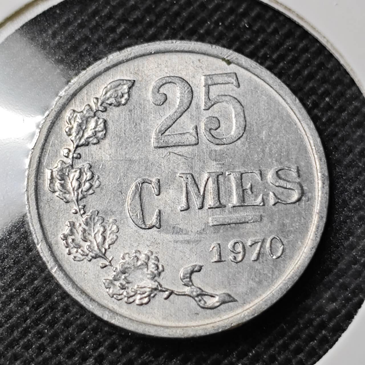 KK钱币收藏小铺 第350场 2月预留时间 周末发货  1970摩纳哥25分