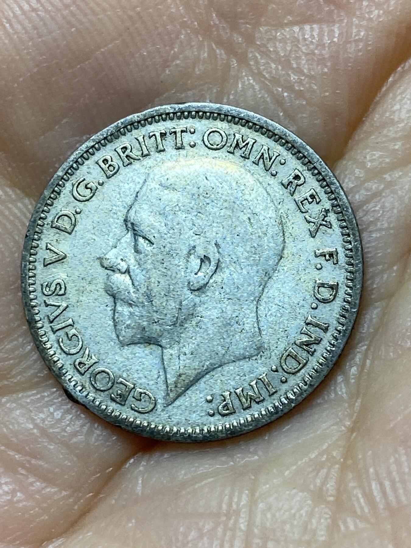 2025年第九十九场(总第一百二十五场）外国好品散币(免佣金) 英国🇬🇧1933年6便士银币(乔治五世第五版，500银)