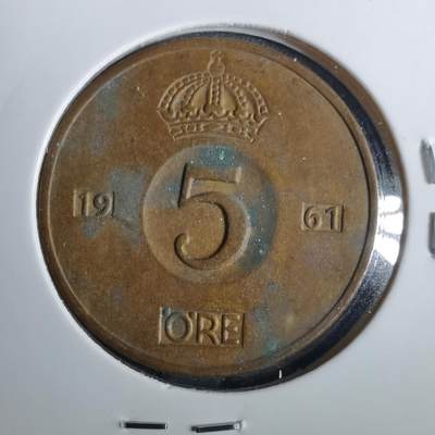 沼泽如烟--第857场 - 瑞典1961年5欧尔