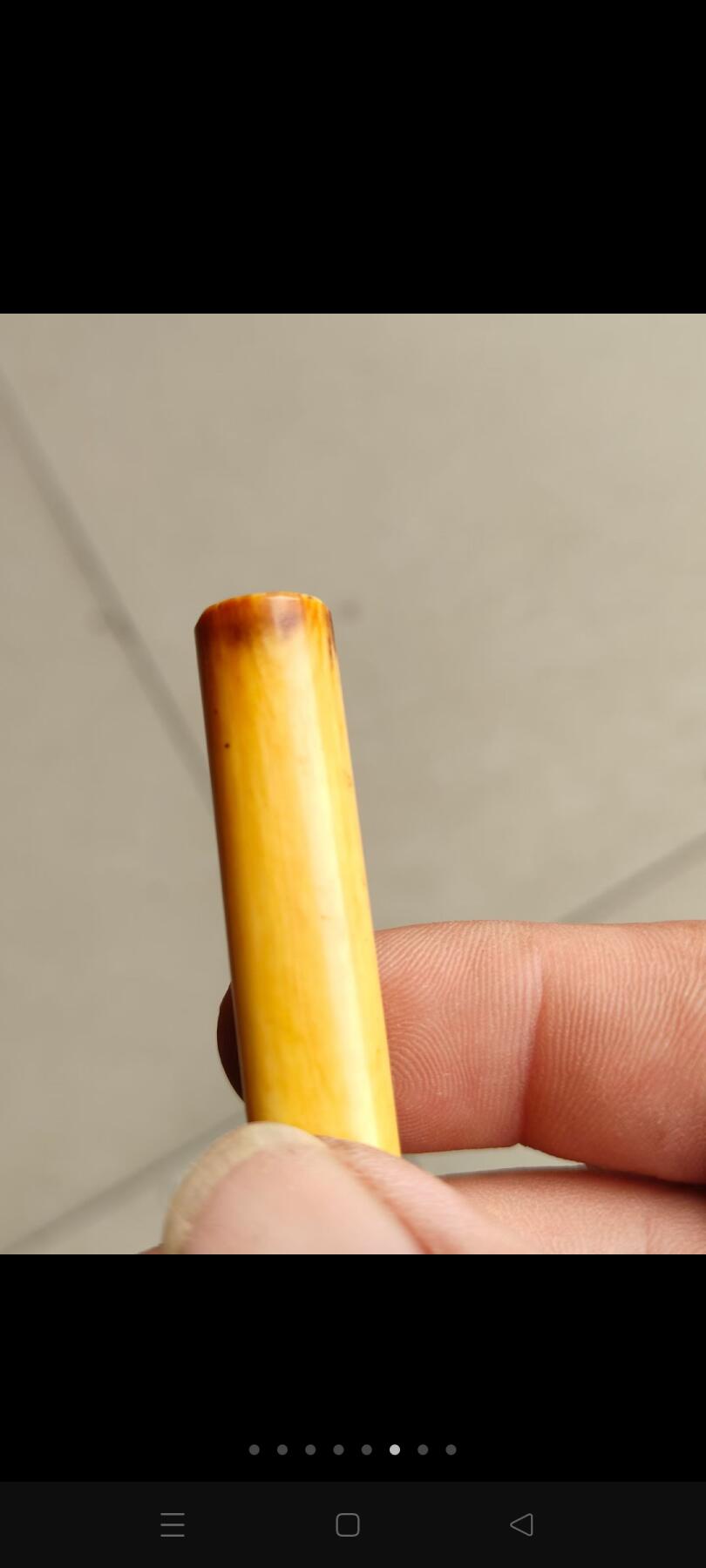 民国时期牙烟嘴，包浆自然，保存完好，品相一流