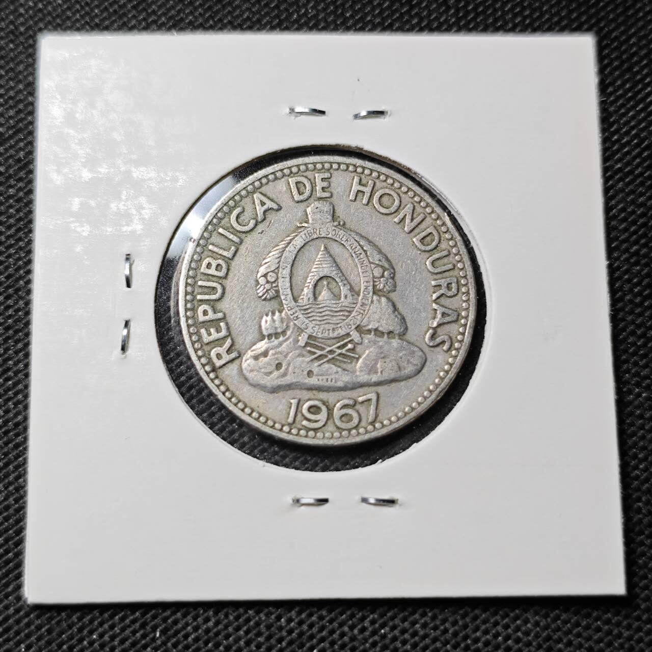 KK钱币收藏小铺 第350场 2月预留时间 周末发货  1967洪都拉斯10分