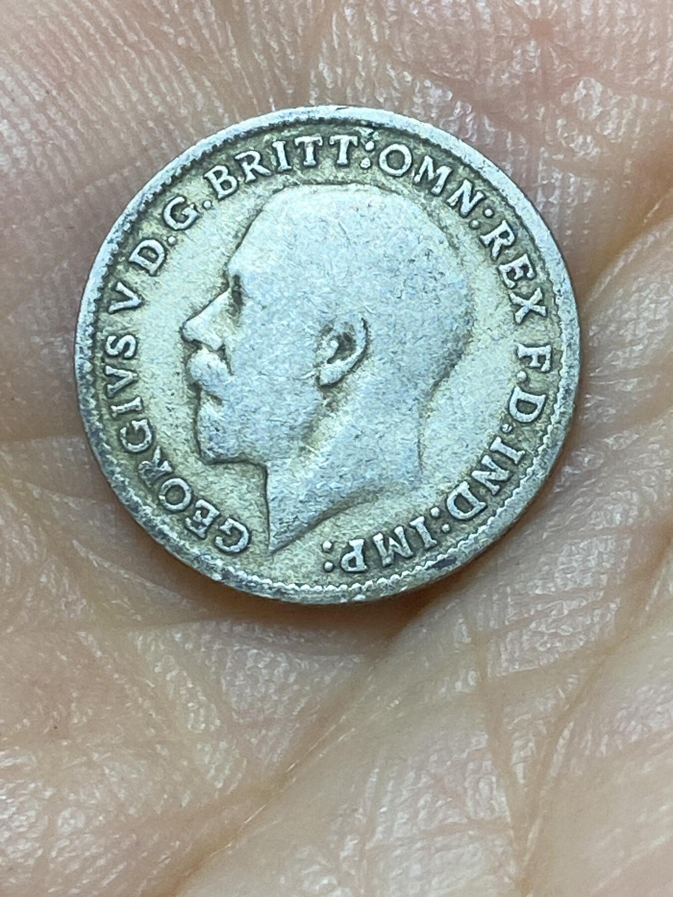 2025年第九十九场(总第一百二十五场）外国好品散币(免佣金) 英国🇬🇧1920年3便士银币(乔治五世第二版，首发年，500银)