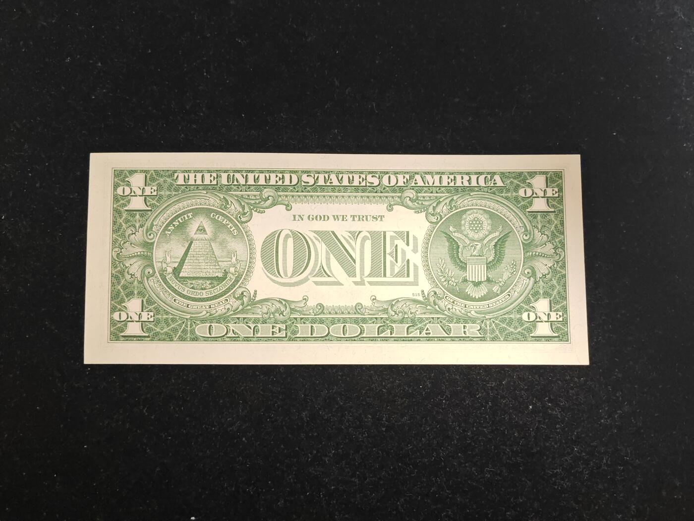 美国 1963年 首发 1美元 G区 全新UNC(此版发行量相对1963A少很多)