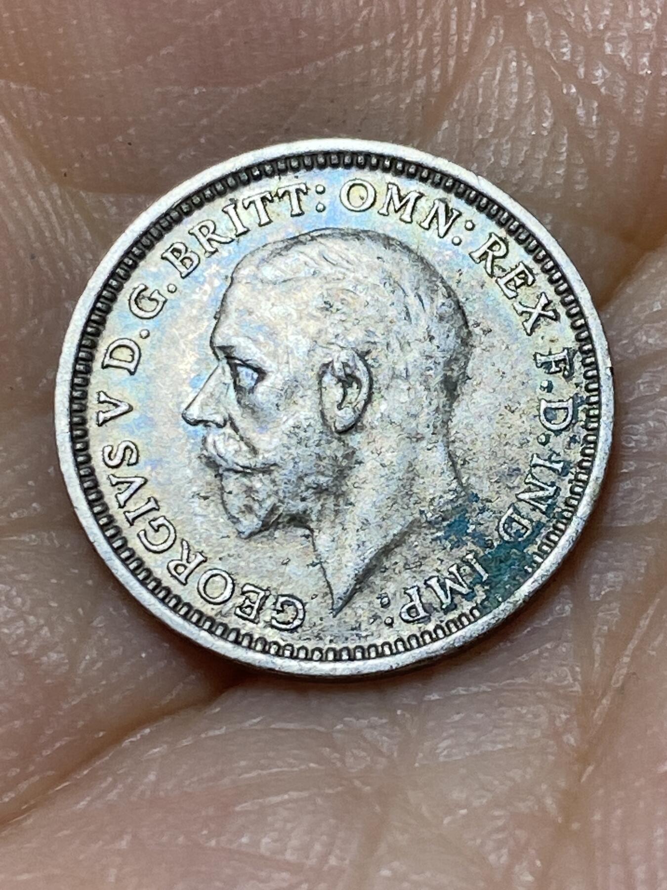 2025年第九十九场(总第一百二十五场）外国好品散币(免佣金) 英国🇬🇧1933年3便士银币(乔治五世第四版，500银)