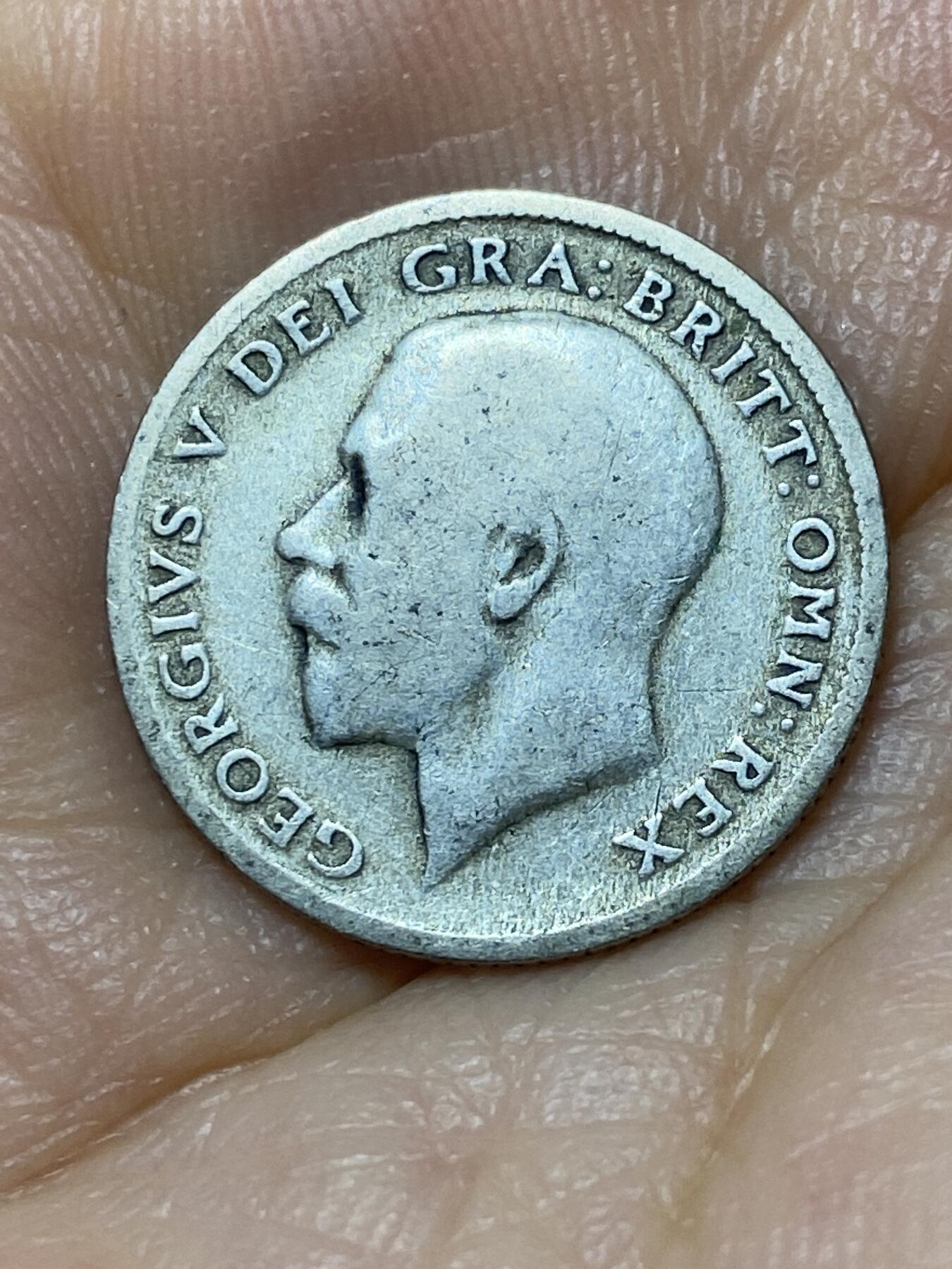 2025年第九十九场(总第一百二十五场）外国好品散币(免佣金) 英国🇬🇧1922年6便士银币(乔治五世第二版，500银)