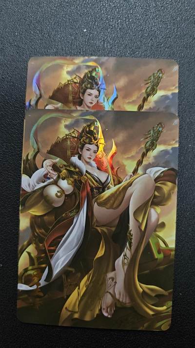 天玑星卡拍第127期《10.9周四截拍》持续收拍收评中 满赠卡需备注 - 【亲签卡】宁缺卡牌 神话传说 女仙篇 西王母 彩闪 两张