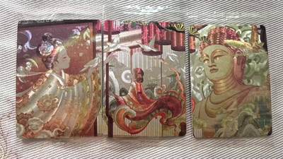 龙虎卡牌第五十七场（无佣金，满120包邮，周六晚上结拍，欢迎送拍） - 【原膜】粗闪3张 可可瑞听-梦回大唐三拼