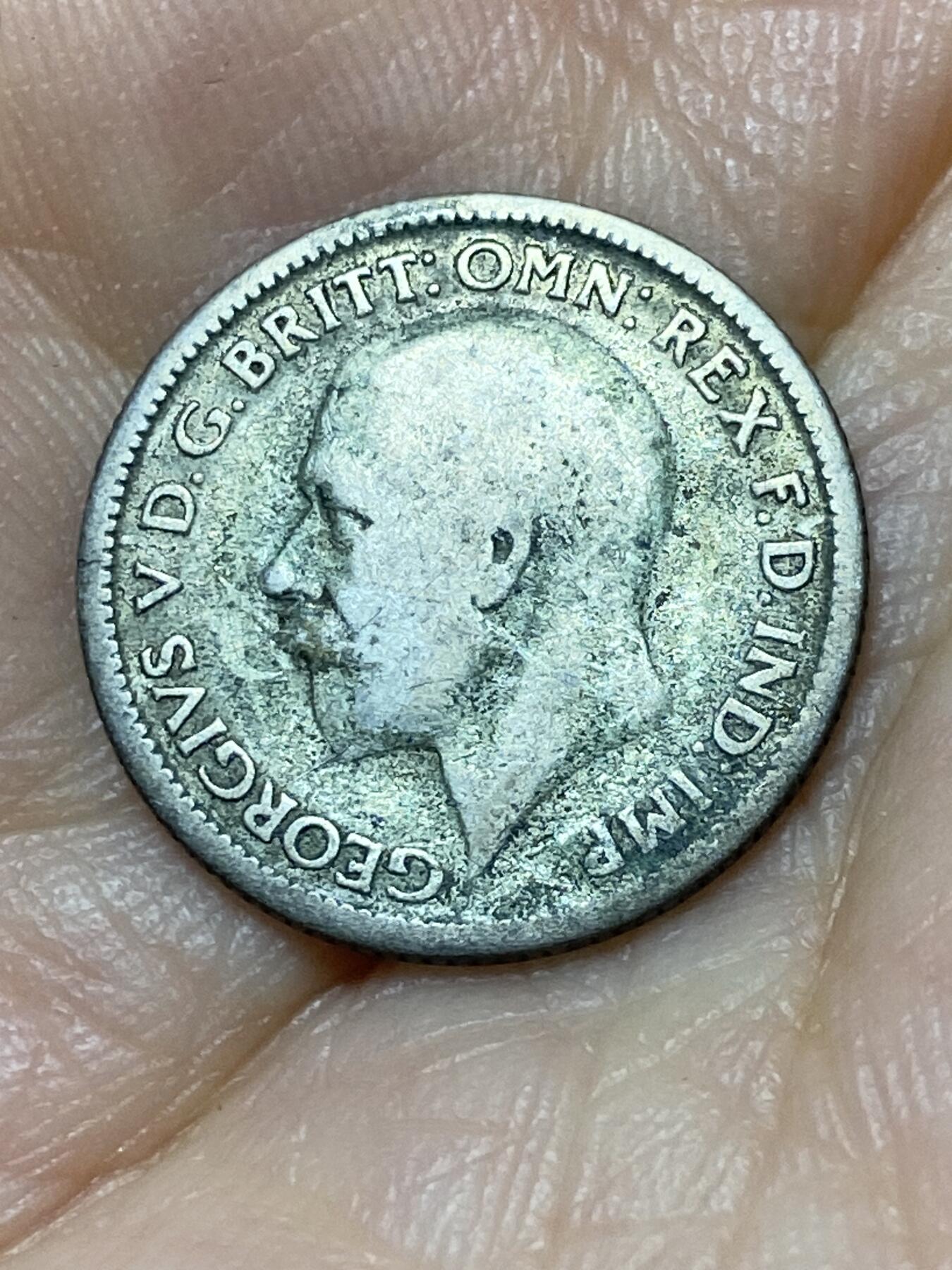 2025年第九十九场(总第一百二十五场）外国好品散币(免佣金) 英国🇬🇧1929年6便士银币(乔治五世第五版，500银)