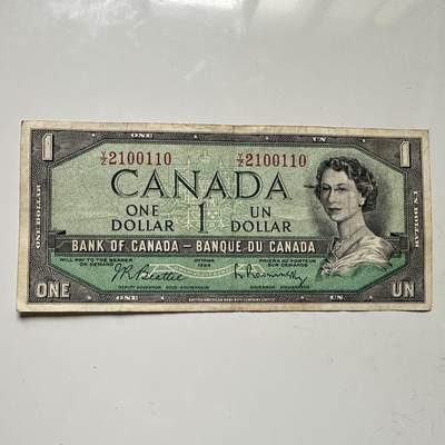 🌹外币初藏🌹🐯2025年第109场  每周二四六晚8️⃣点 接代拍 - 加拿大1954年¥1