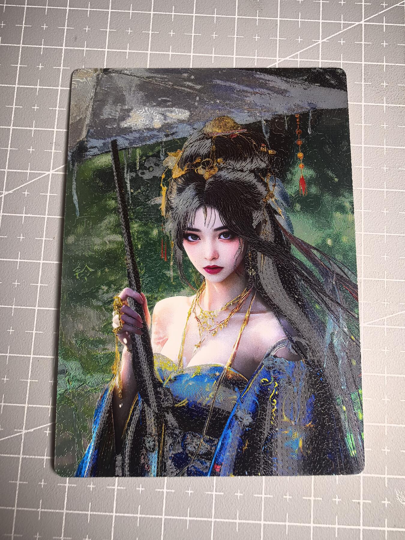 第二十场拍卖 无寄存 结拍 10月1日晚21点 公益场 无佣金 无手续费 品控放大镜勿拍。卡牌出厂品质全部套膜不包厂瑕 禁止🚫小号抬价 部分卡牌设有底价 大家放心拍 点个关注哈 奇点卡牌 雨霖铃粗闪