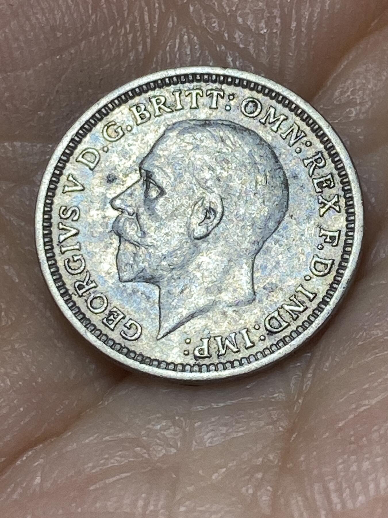 2025年第九十九场(总第一百二十五场）外国好品散币(免佣金) 英国🇬🇧1933年3便士银币(乔治五世第四版，500银)