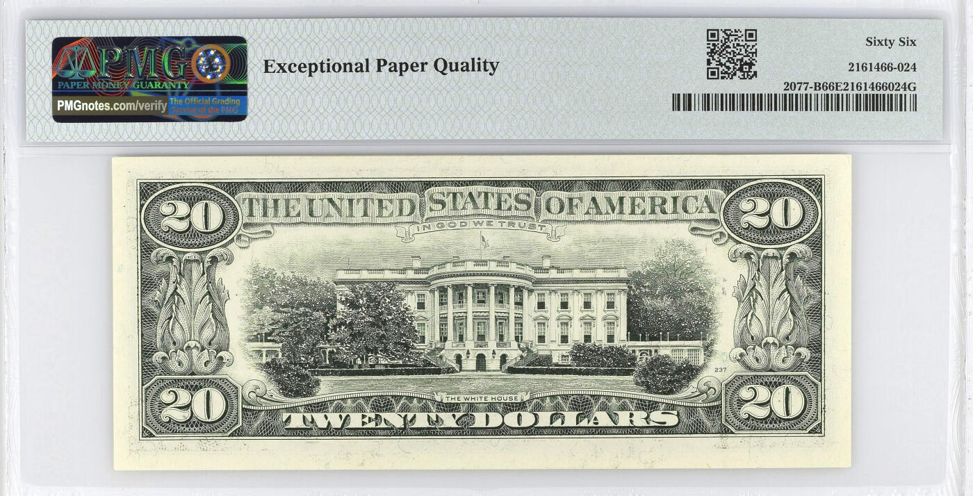 美国1990年小头20，PMG66分