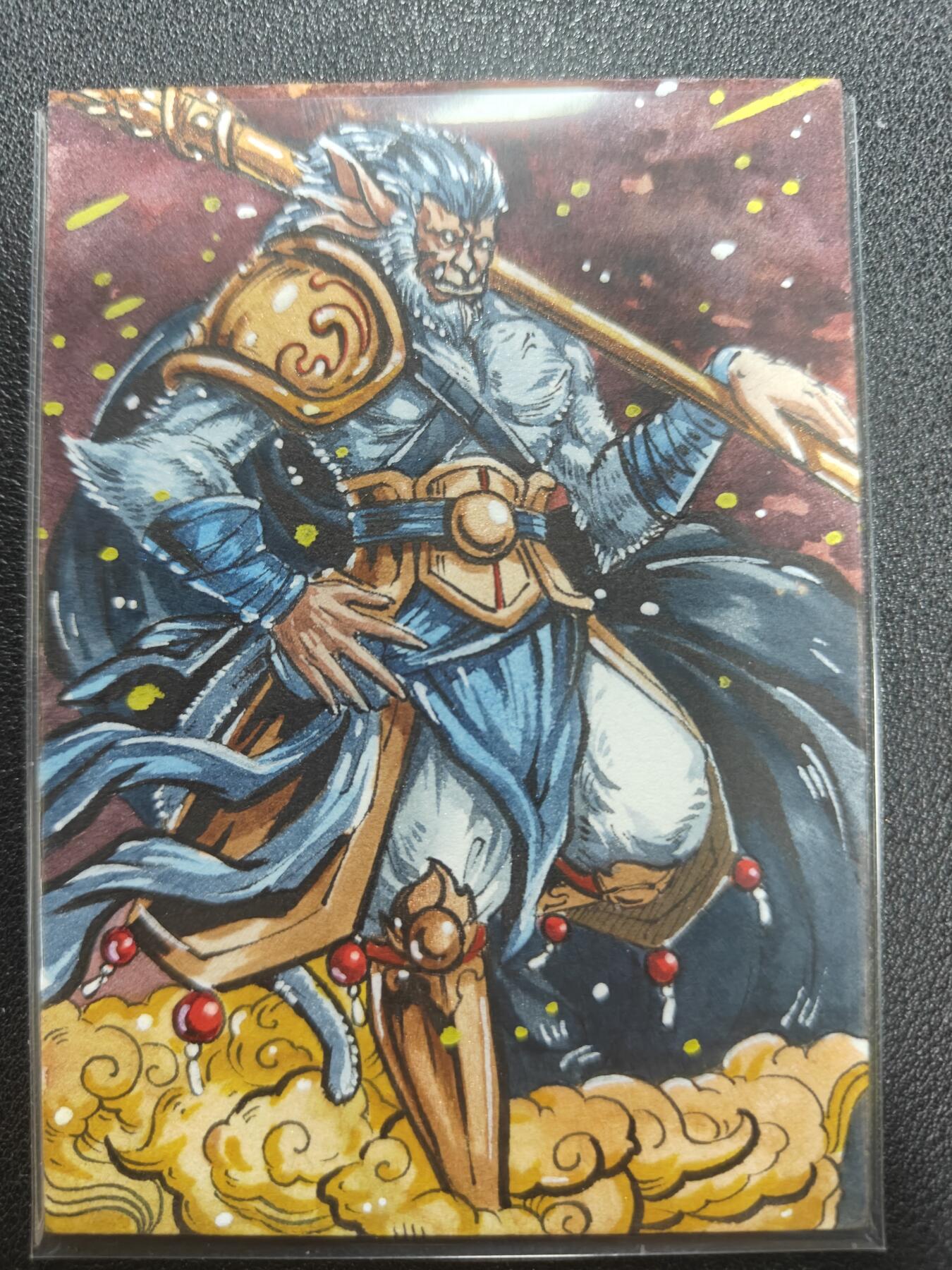 天玑星卡拍第127期《10.9清周四截拍》持续收拍收评中 满赠卡需备注 【手绘卡】Rubick 西游 六耳猕猴 手绘卡