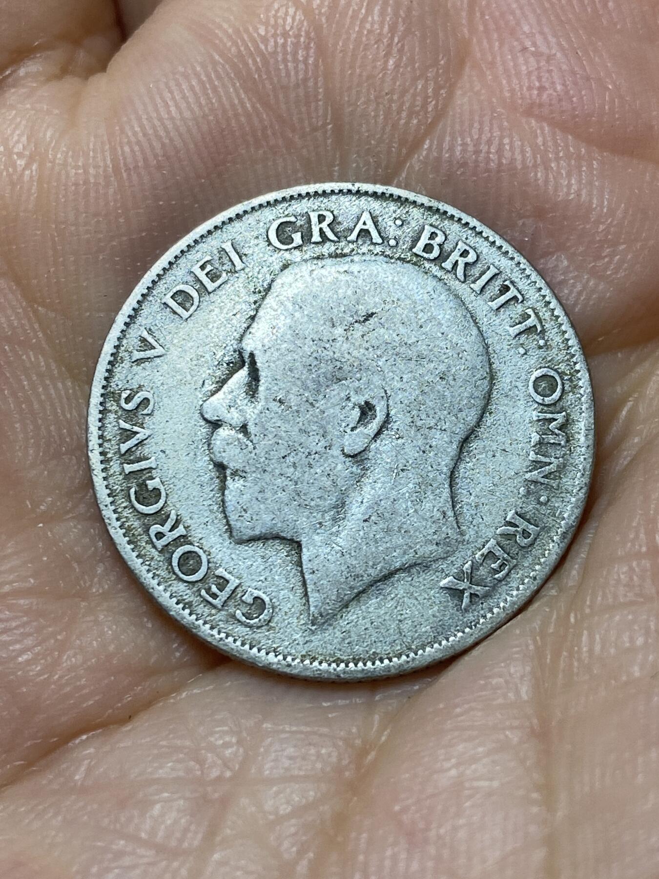 2025年第九十九场(总第一百二十五场）外国好品散币(免佣金) 英国🇬🇧1921年1先令银币(乔治五世第二版，500银)