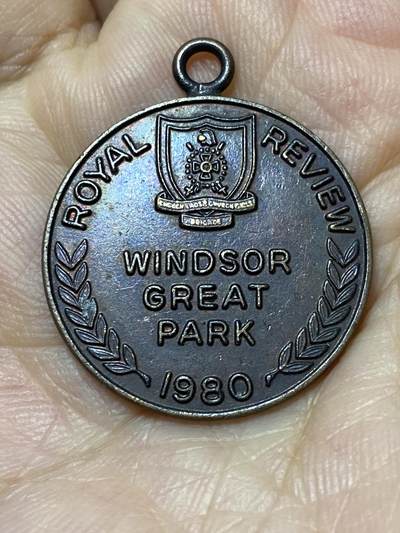 2025年第九十九场(总第一百二十五场）外国好品散币(免佣金) - 英国🇬🇧1980年温莎大公园皇家检阅纪念章