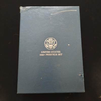 【全场包邮】纯粹捡漏拍465场 - 美国1987年书册装精制套币-含1元宪法200周年（26.7克）精制纪念大银币