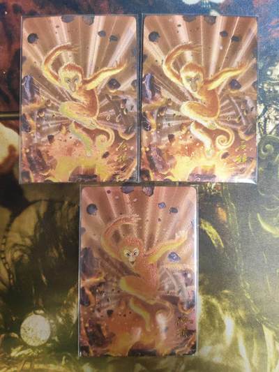 阳大大卡牌拍卖第74期（持续收拍品，周五晚上九点截拍，进群福利早知道） - 【粗闪三宫】昆仑万象 权迎东 西游特藏卡 猴王出世 三宫