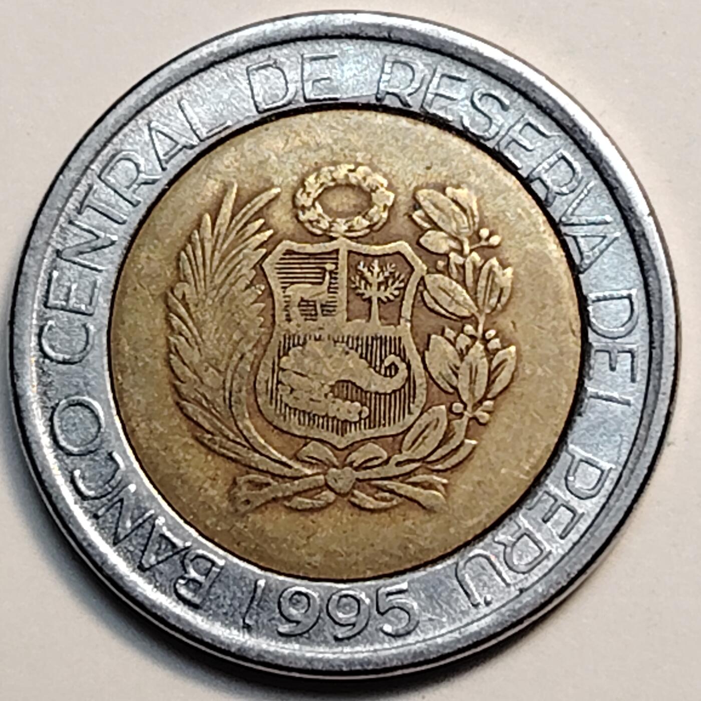 布加迪🐬～世界钱币(上海)🌾第 246 期 /  各国套币和散币 秘鲁🇵🇪 1995年 2索尔