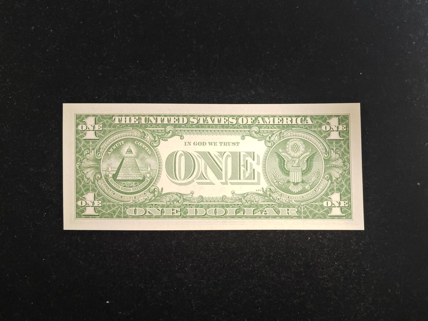 美国 1963年 首发 1美元 B区 全新UNC(此版发行量相对1963A少很多)