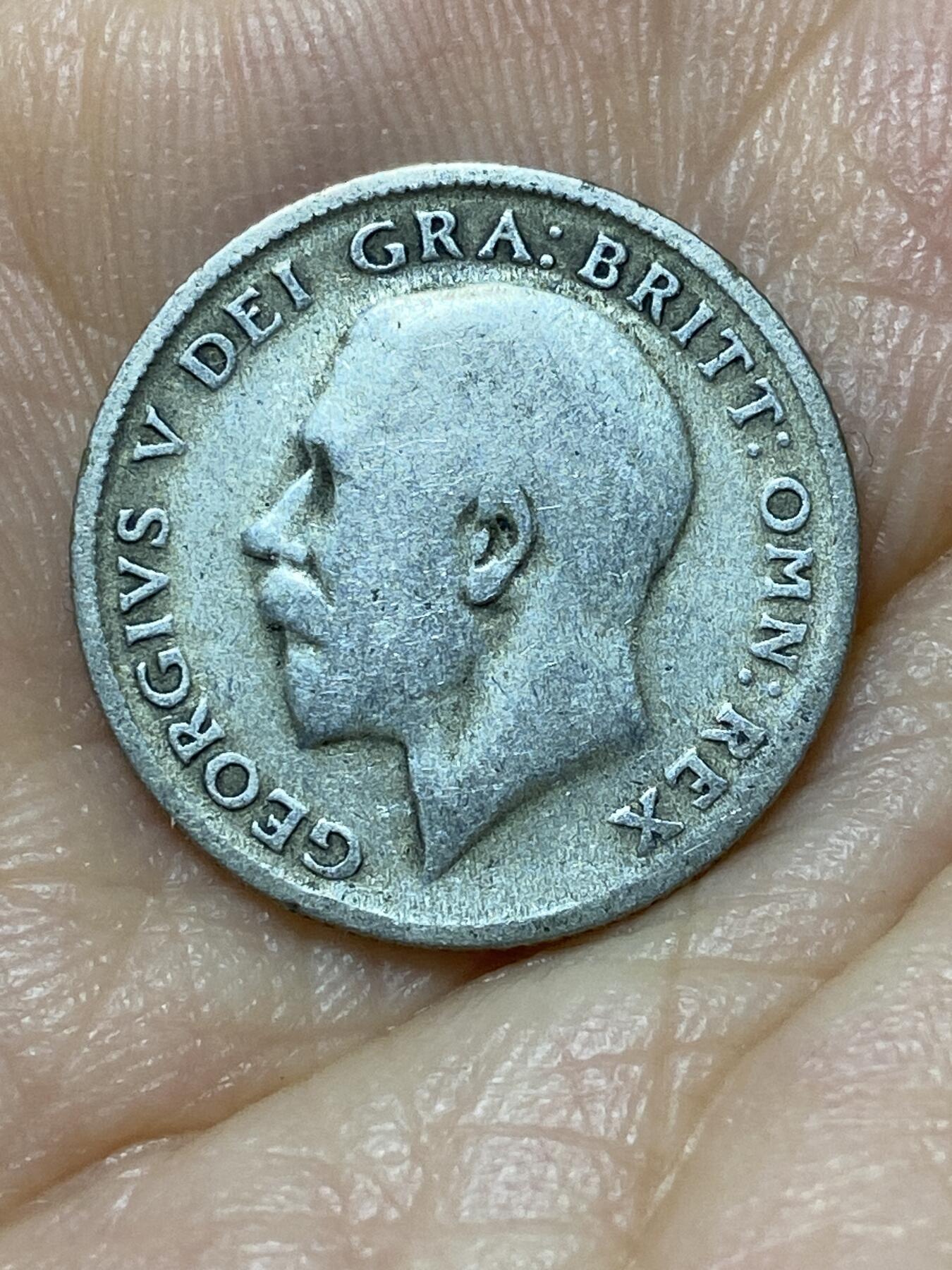 2025年第九十九场(总第一百二十五场）外国好品散币(免佣金) 英国🇬🇧1922年6便士银币(乔治五世第二版，500银)