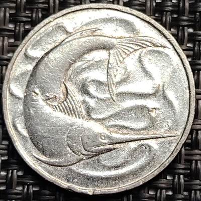 布加迪🐬～世界钱币(上海)🌾第 246 期 /  各国套币和散币 - 新加坡🇸🇬 1973年 20分