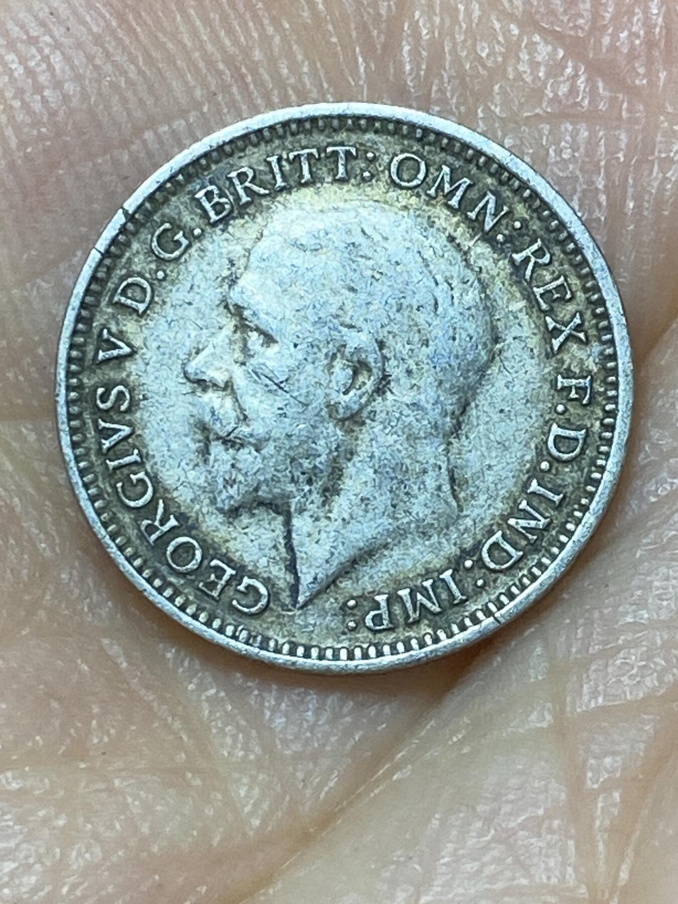 2025年第九十九场(总第一百二十五场）外国好品散币(免佣金) 英国🇬🇧1933年3便士银币(乔治五世第四版，500银)