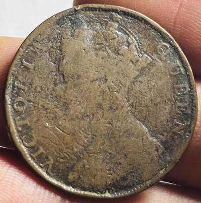 文馨钱币收藏第 274 场，批量银币，散币场 长期接收代拍品 - 1865 年英属香港维多利亚一仙铜币，第一版关门年，只发行三年